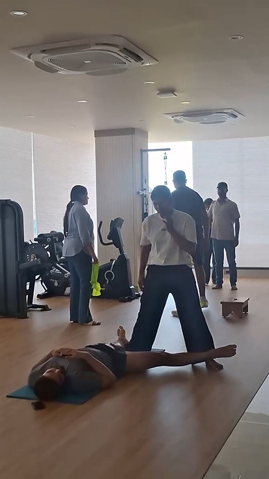 Sports injury rehabilitation session at Trivayu Physio Center, Vaishali Nagar